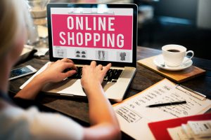 Online Shopping Purchasing Commercial Electronic Concept